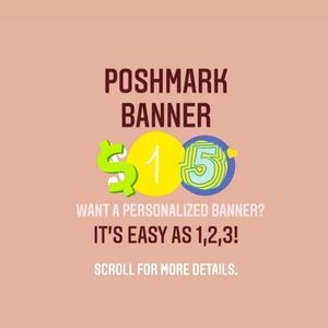 PERSONALIZED POSHMARK BANNER